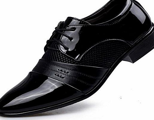 Husto-T [New Pattern] Husto-T Mesh pattern mens business casual shoes men shoes(Standard leather shoes shoe size)